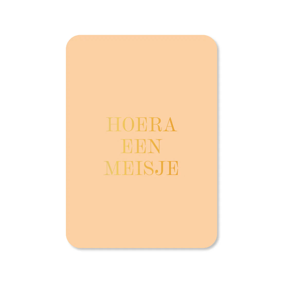 Kaart Hoera een meisje