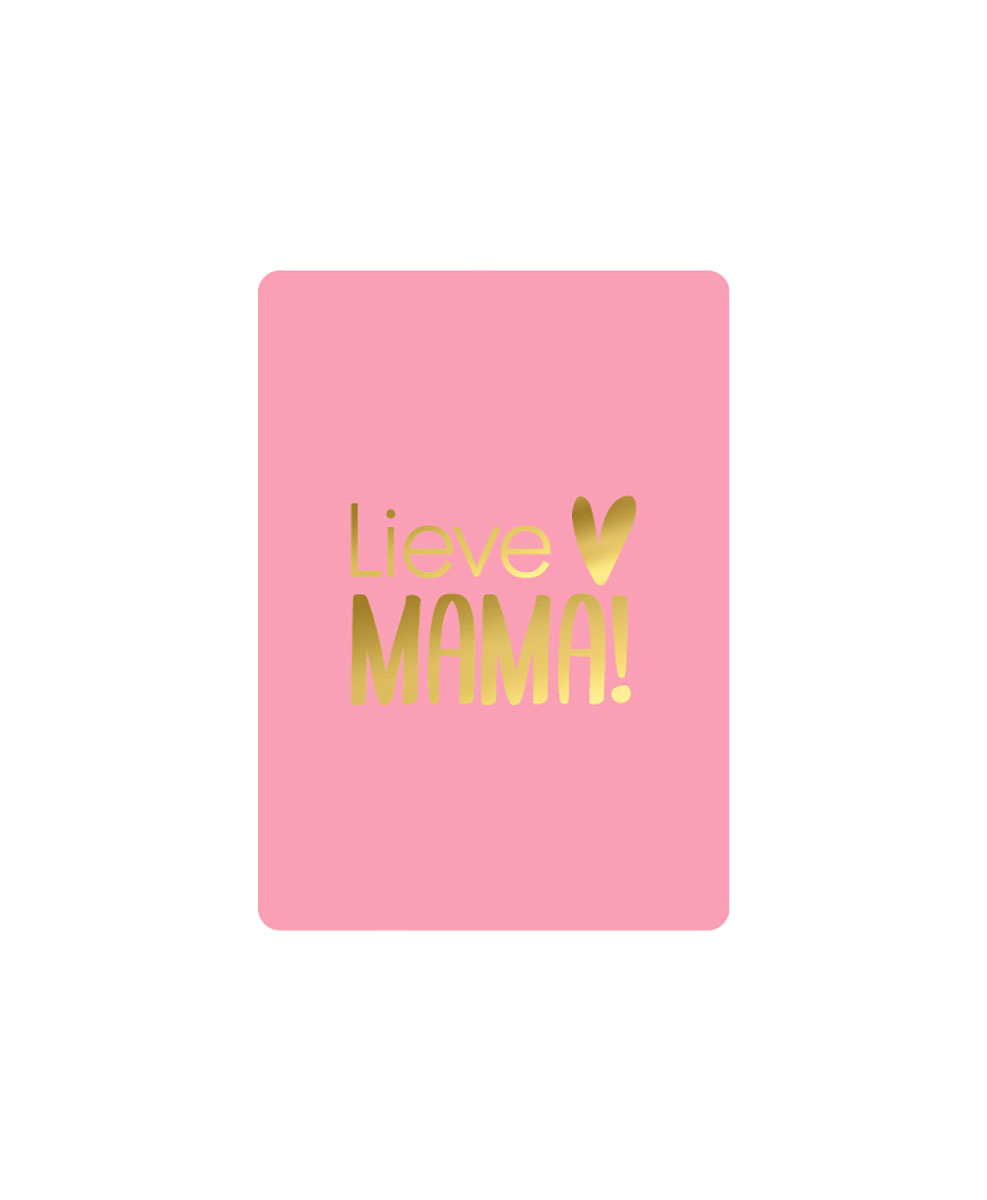 Minikaart Lieve mama hart
