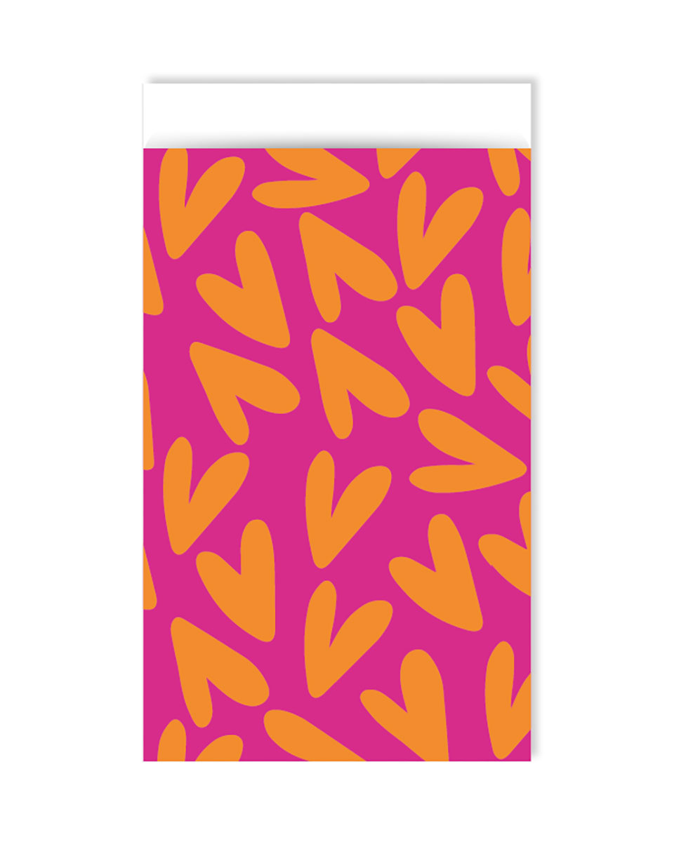 Cadeauzakje Hartje Roze M