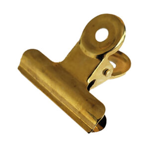 Bulldog clips goud 40mm