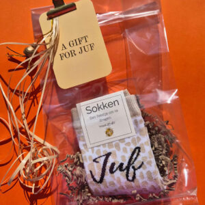 Cadeaupakketje Sokken voor juf