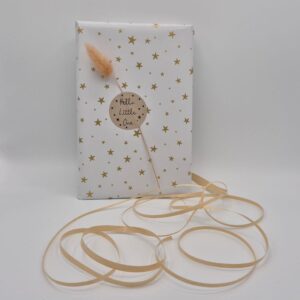 Alternative view of Cadeaupapier Little Stars Mokka