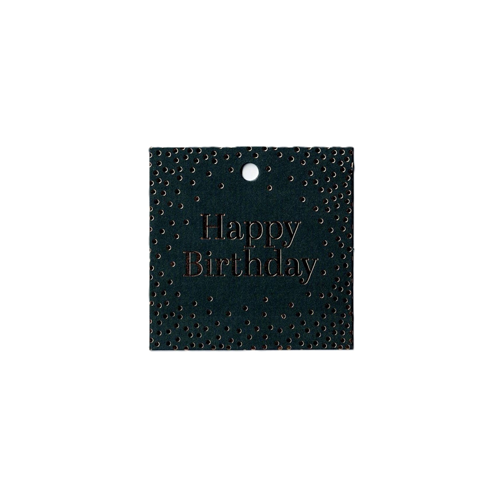 Cadeaulabel Happy Birthday groen