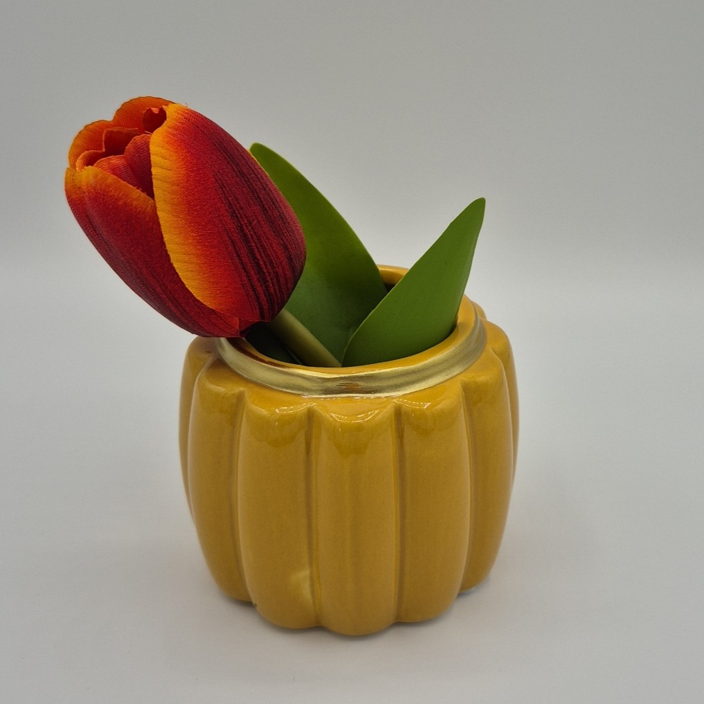 Bloempot Puff Mosterd - Afbeelding 3