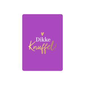 Minikaart Dikke knuffel