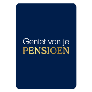 Kaart Geniet van je pensioen