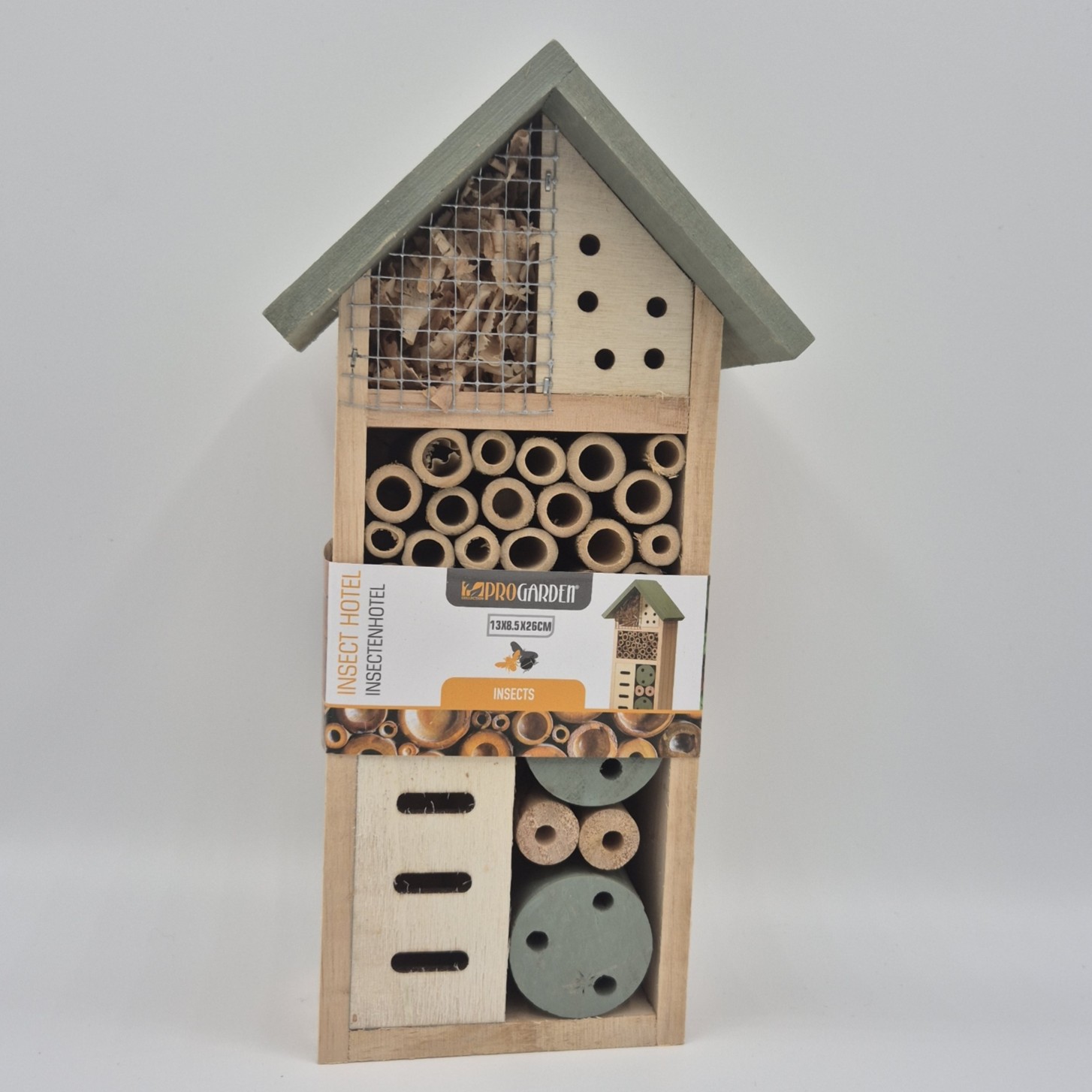 Insectenhotel Groen 26cm hoog